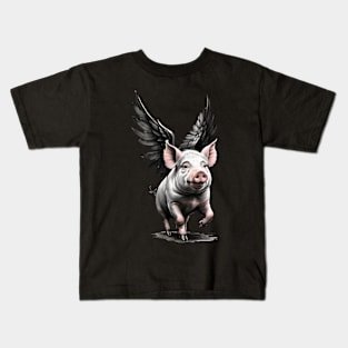 If Pigs could Fly Kids T-Shirt